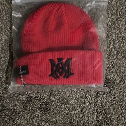 RED AMIRI BEANIE