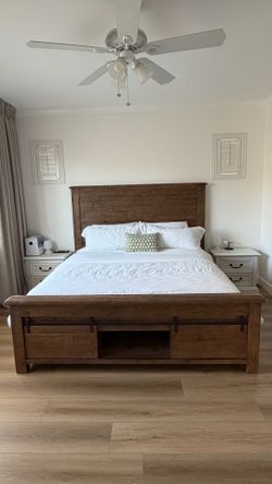 California King Bed Frame W/ Storage