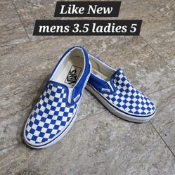 LIKE NEW VANS UNISEX MENS 3.5 LADIES SZ 5