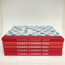 Cook's Country Annual Hardcover Lot - 5 Cookbooks (2019-2023)