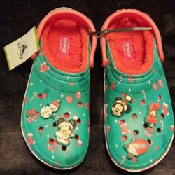 Mickey & Minnie Holiday Crocs  
