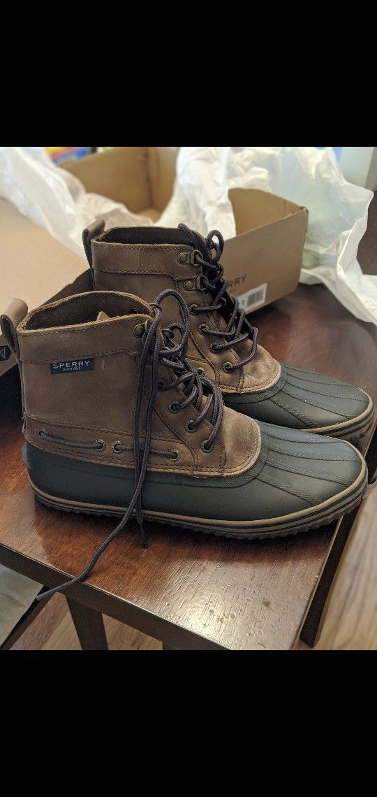 Sperry Men's Huntington Duck Boots- Size 8.5 NEW