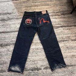 evisu baggy jeans