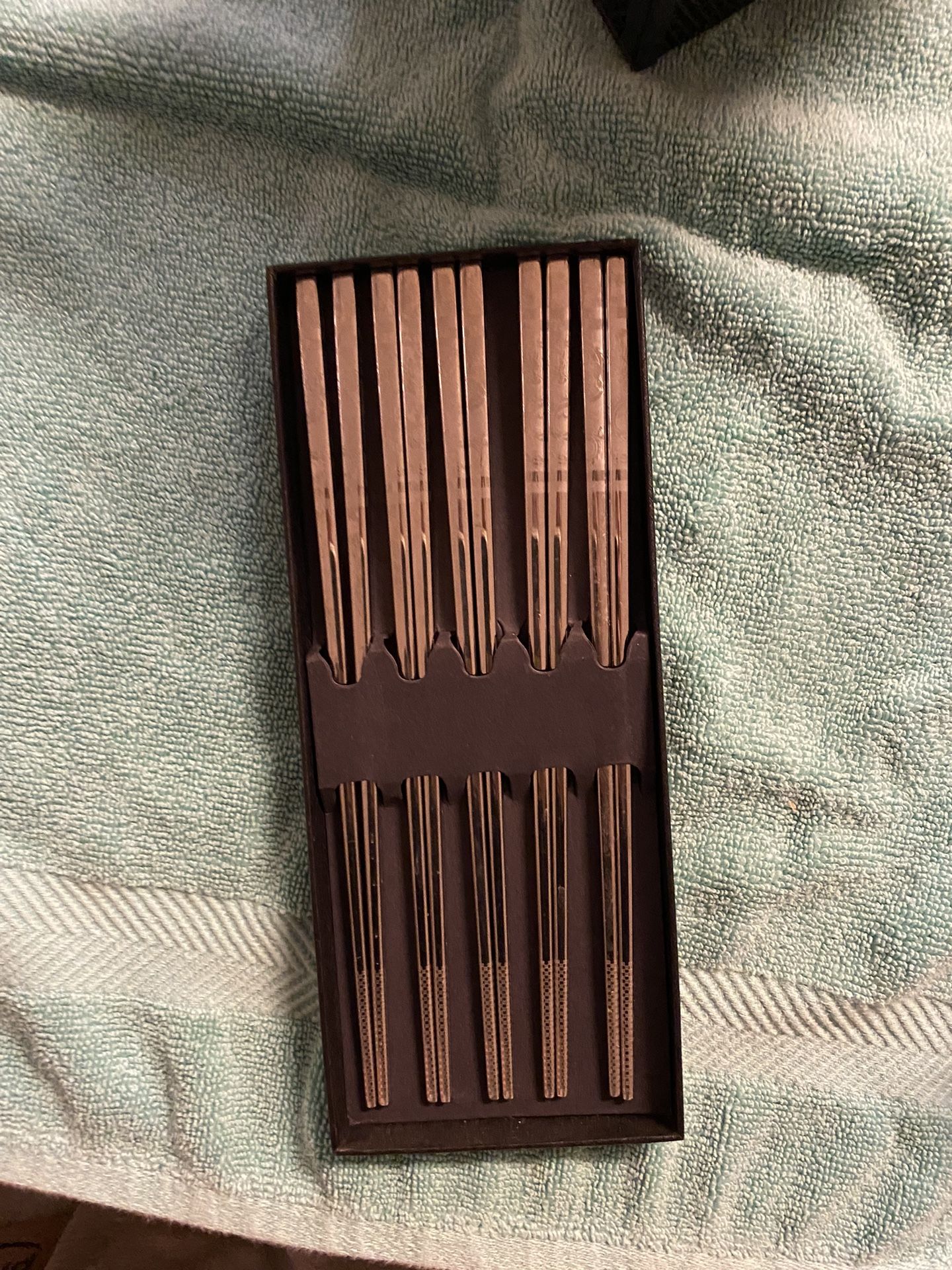 Metal Dragon Engraved Chopsticks