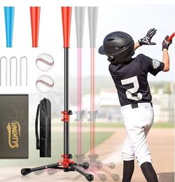 Brand new Upgrade Portable Batting Tee for Baseball/Softball,Baseball Tee for Kids, Batting Tees for Baseball with Carry Bag, Portable Stable Tanner T