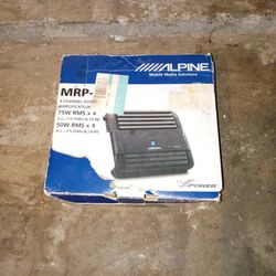 Alpine Amplifier 