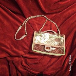 $5  Reduced!  Clearance!   Forever 21 Crossbody Bag Transparent