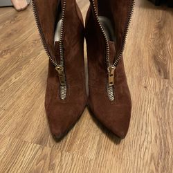 Faux Suede Boots