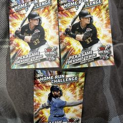 MLB Home Run Challenge Cards