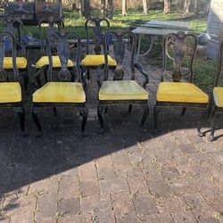 8 Chairs And Table 