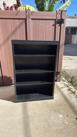 Black Pressed Wood Shelf