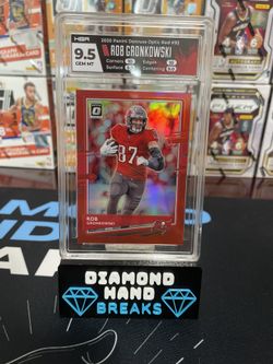 Rob Gronkowski Red Optic /99 HGA 9.5