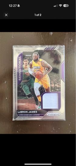 LeBron James Prizm Sensational Relic Card NBA