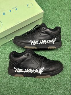 OFF-WHITE OUT OF OFFICE OOO FOR WALKING LOW TOPS SIZE 9