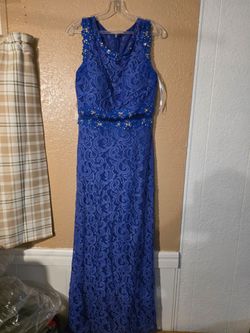 Blue dress