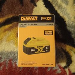 Dewalt Battery XR 6ah 