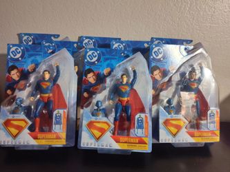 SET OF 8 Spin Master DC Comics 2025 Superman Movie SUPERMAN 6" Action Figure *NEW, SEALED