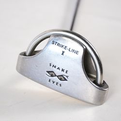 Snake Eyes Strike Line I Putter 36" Steel Shaft Right Handed RH Golf Club