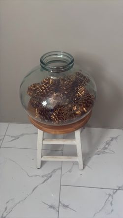 Large Glass Globe Vase