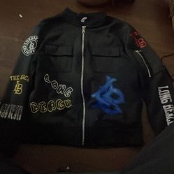 Large LB All Over Logo Jacket 