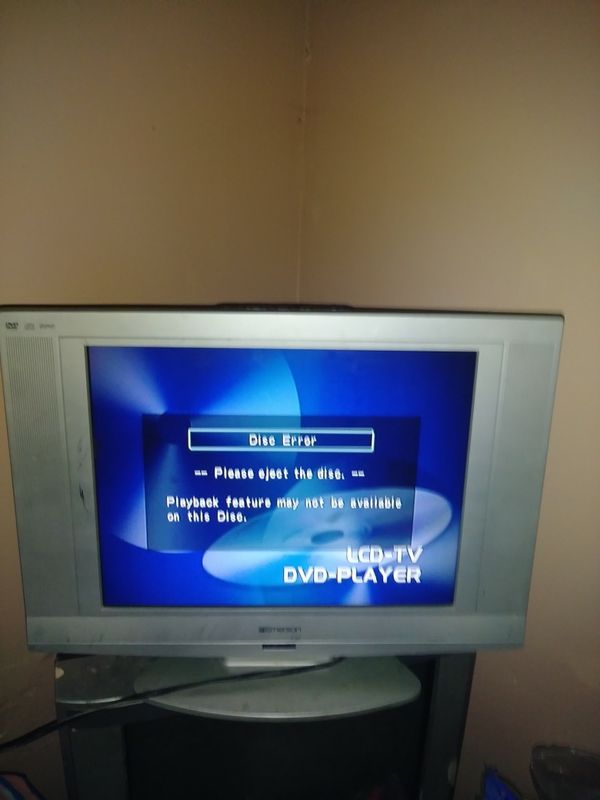 Lcd Tv Dvd Player Emerson Inch Flat Screen On Stand For Sale In Stockton Ca Offerup