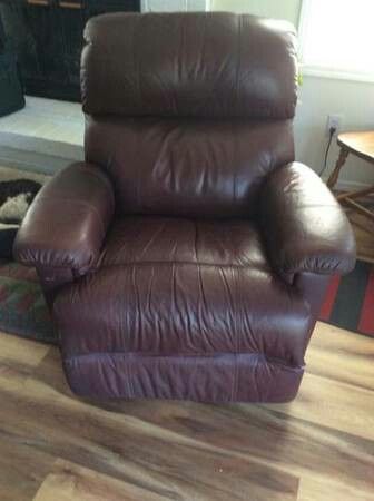 Leather recliner