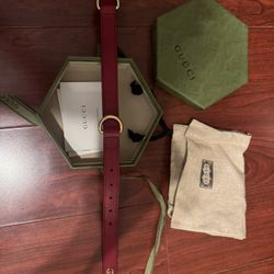 Authentic Gucci Dog Collar Size Small 10-13 