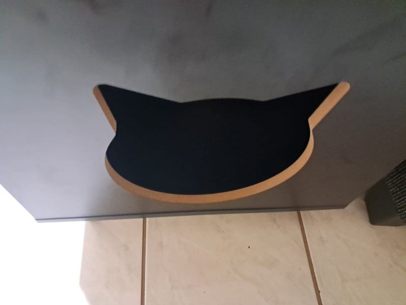 Wooden Side Table Cat Litter Box Very Cute