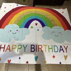 Rainbow Birthday Party Supplies 