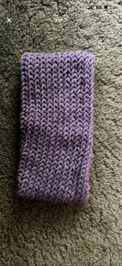 Light Purple Handmade Ear Warmer