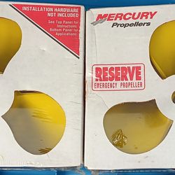 2 New Mercury Emergency Propellers