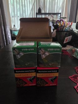 4-Pack Turtle Uvb/Uva Bulbs