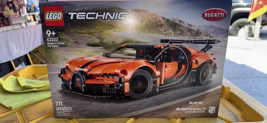 LEGO Technic Bugatti Chiron Pur Sport Hypercar Building Toy for Boys & Girls - Sports Car Toy W/Realistic Steering & Engine