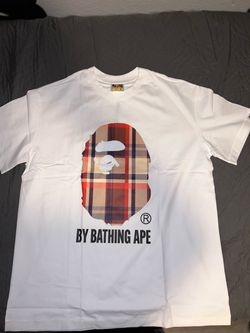 BAPE By Bathing Ape Plaid Ape Head Tee
