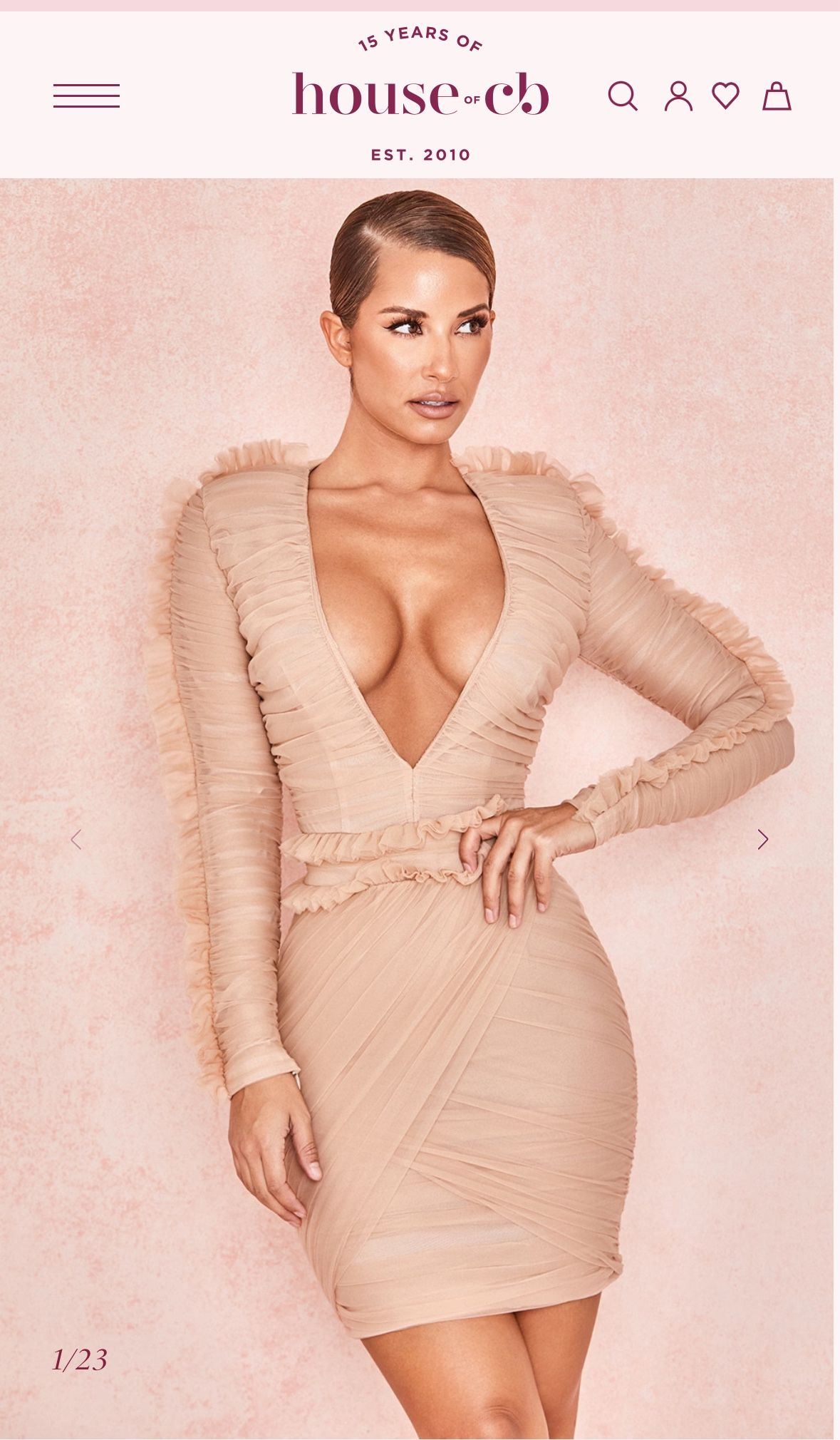 BRAND NEW Never worn House of CB Dress XS - www.ice4pros.com.br