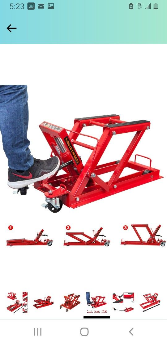 Motorcycle , ATV Jack, Big Red