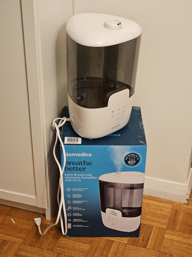 Homedics Humidifier 2 Gallon Top Fill