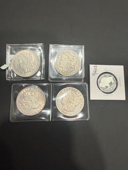Morgan Silver Dollars and Fine Silver