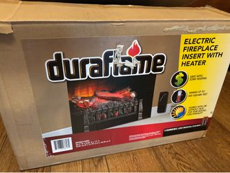 Duraflame electric fireplace insert with heater
