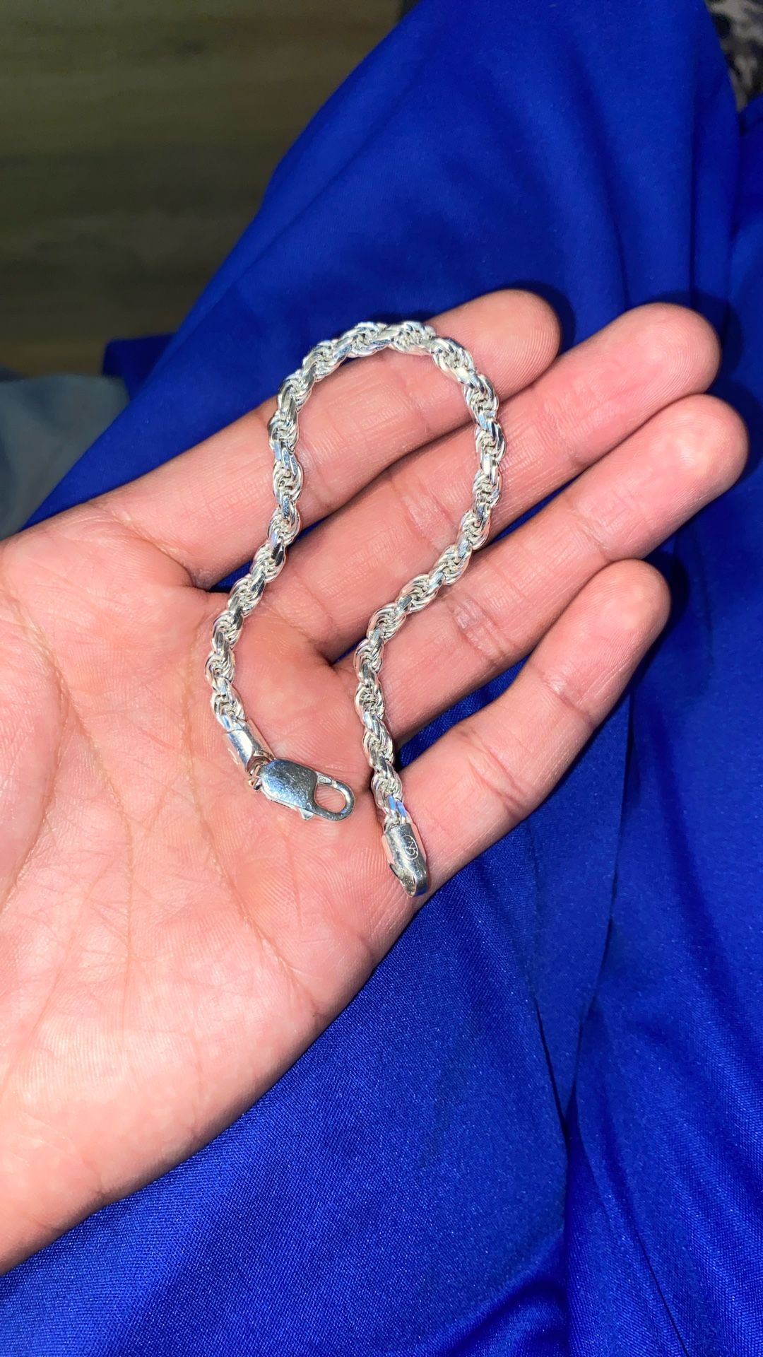 silver bracelet