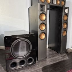 Serious Audiophile Setup – Klipsch RF-83 / RC-64 + SVS PB16 Ultra Monster Sub + Extras