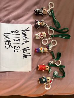 Starbucks Bear Character Keychains