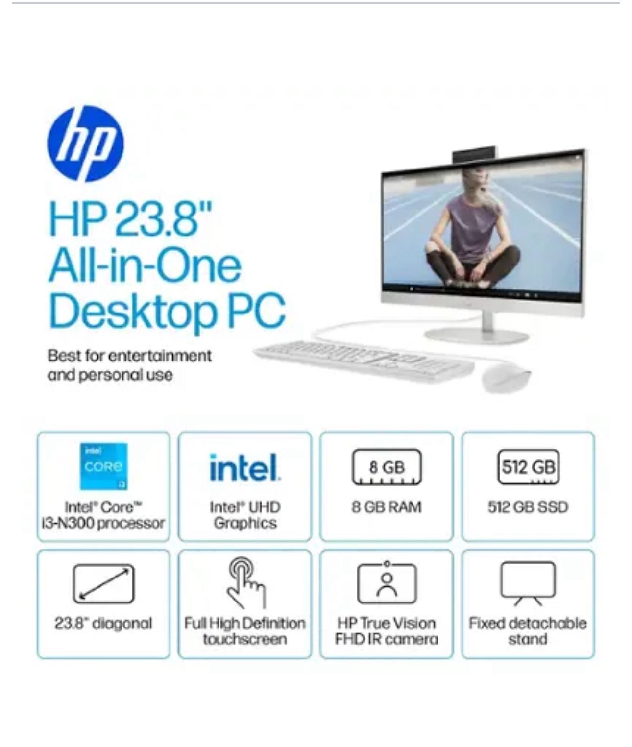 All-in-one HP Desktop Computer