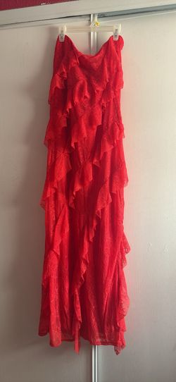red dress