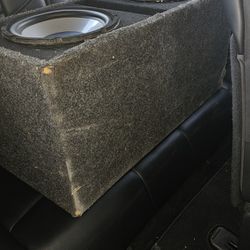 2 10's In Ported Box  Mixed Speakers Audio Subs
