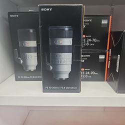Sony Fe 70-200mm F2.8 GM OSS II - 1/3 Limited Stock Available 