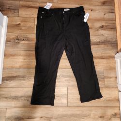 32 Degrees Cool Sweatpant Jean Black Size 20