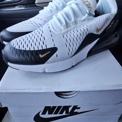 Gold Black White 270c Nike Women's 9.5