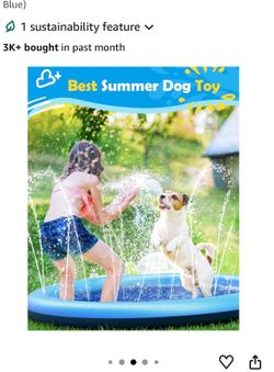 Splash pad for dogs or kids item is new