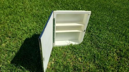 Wall-Mount Medicine Cabinet with Mirror Door. 20x 16 x 4